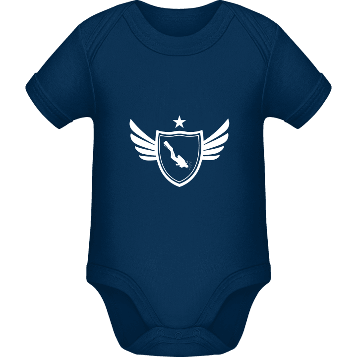 Diver Winged Baby romper kostym contain pic