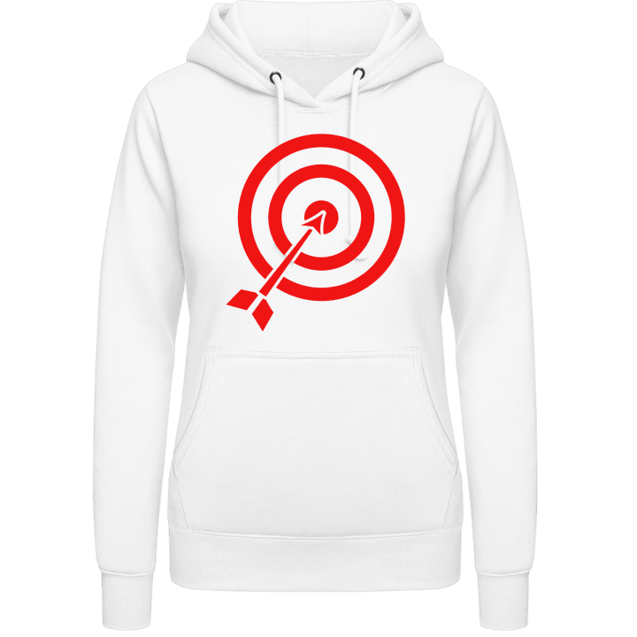 Archery Target Felpa con cappuccio da donna contain pic