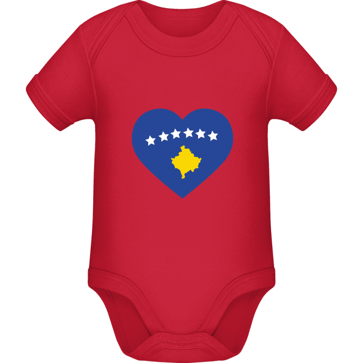 Kosovo Heart Flag Baby romperdress contain pic