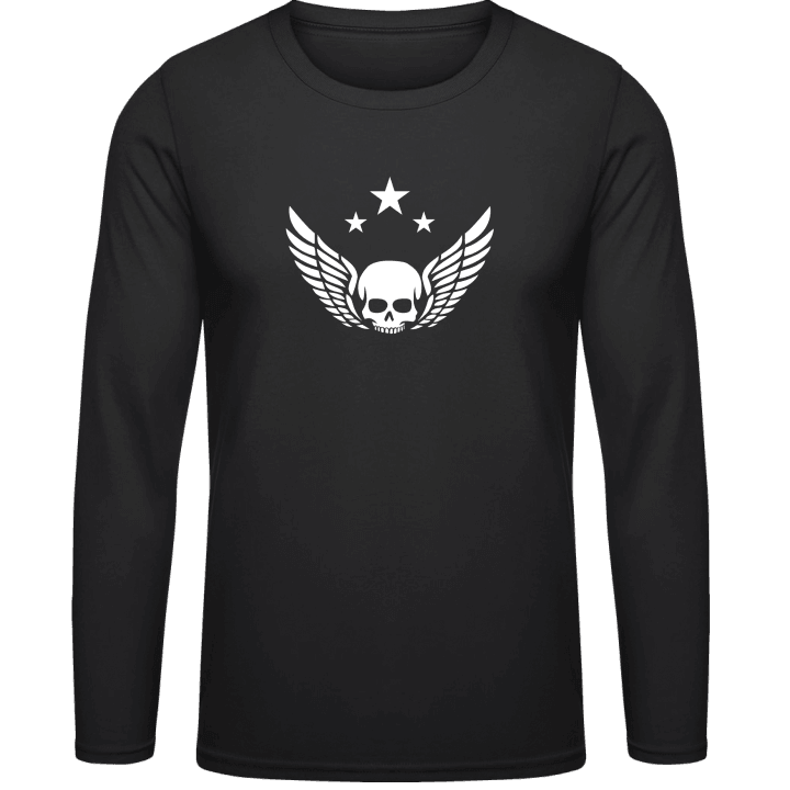 Winged Skull Long Sleeve Shirt 0 image