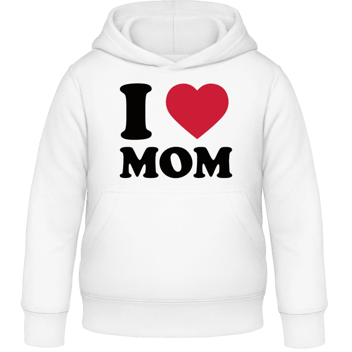 I Love Mom Hættetrøje til børn 0 image