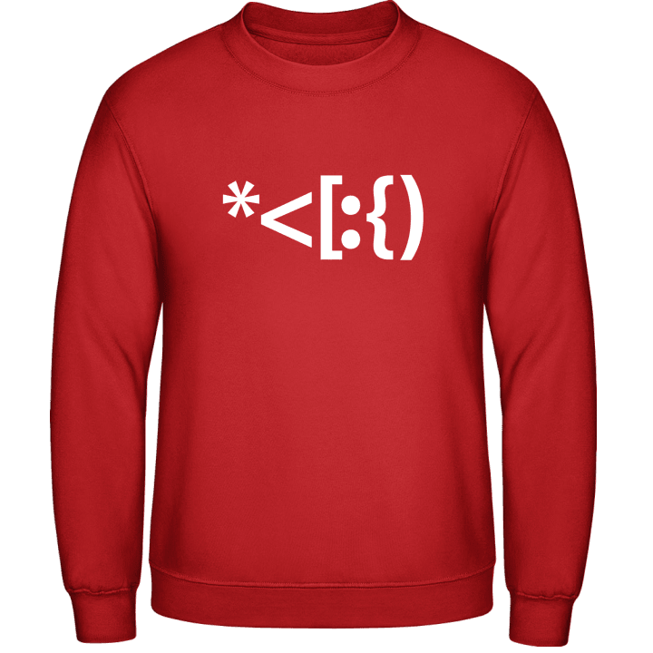 Geek Emoticons Santa Claus Sweatshirt 0 image