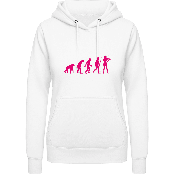 Female Violin Player Evolution Vrouwen Hoodie contain pic