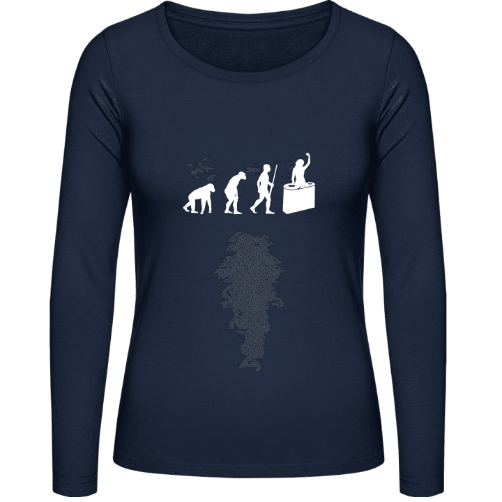 DJANE Evolution Turntables T-shirt à manches longues pour femmes contain pic