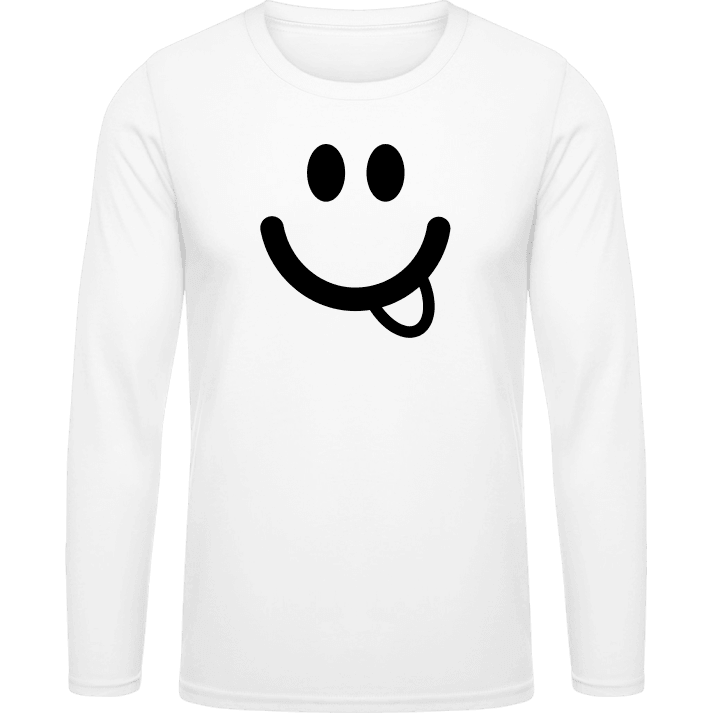 Naughty Smiley T-shirt à manches longues contain pic