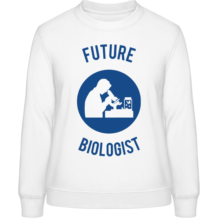Future Biologist Silhouette Frauen Sweatshirt contain pic