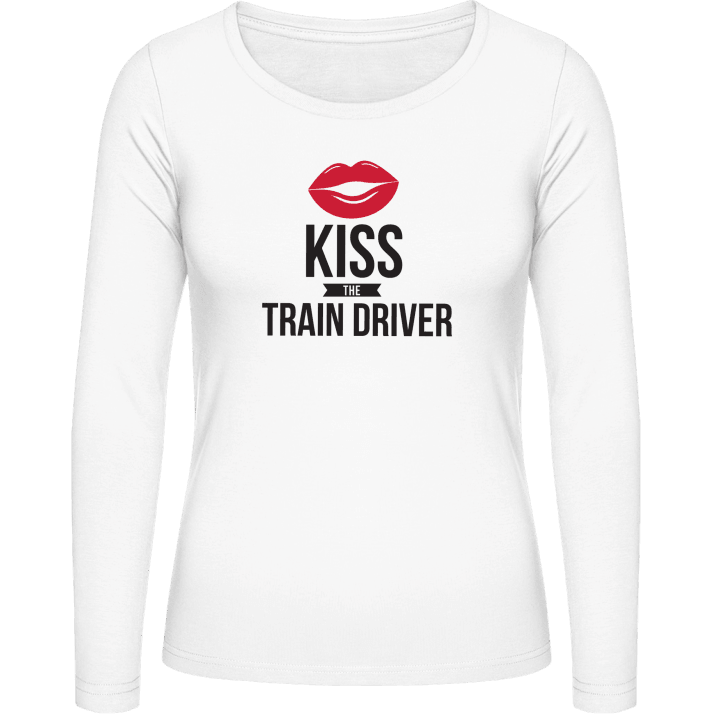 Kisse The Train Driver Vrouwen Lange Mouw Shirt contain pic