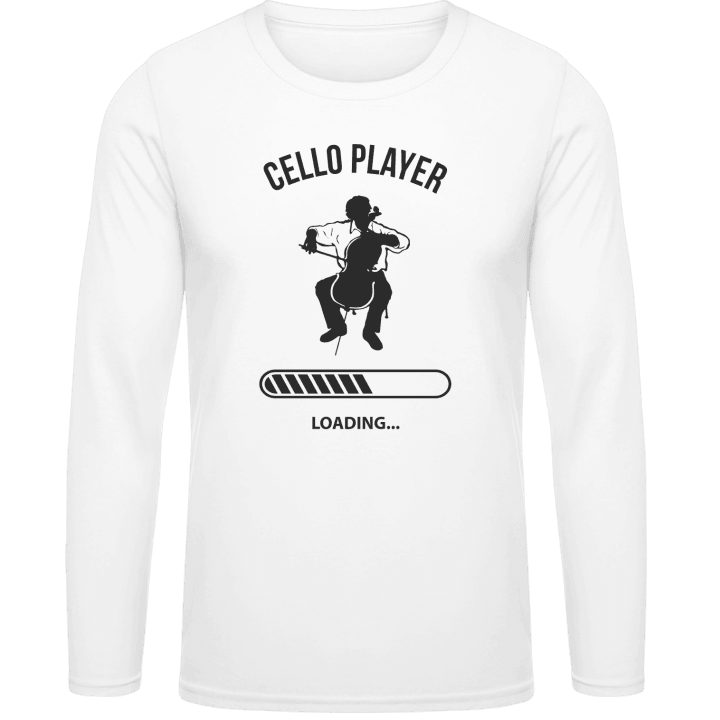 Cello Player Loading Camicia a maniche lunghe contain pic