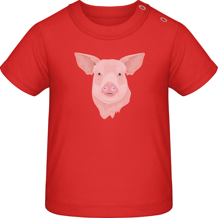 pig hoofd Baby T-Shirt 0 image