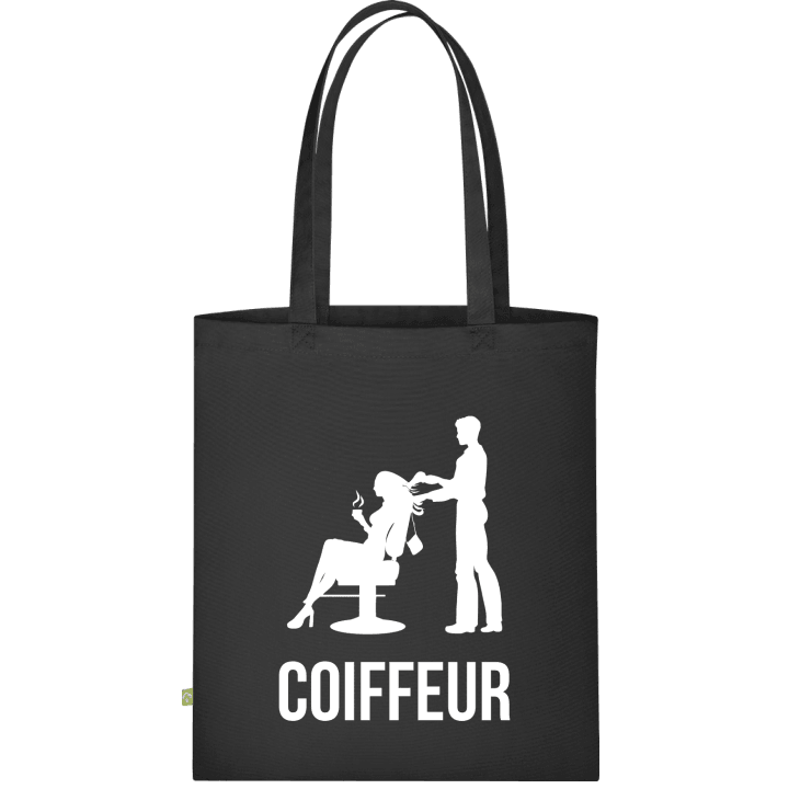 Coiffeur Silhouette Stofftasche contain pic