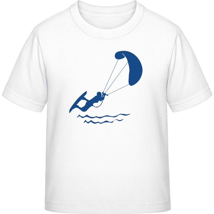 Kitesurfer Silhouette Kinder T-Shirt contain pic