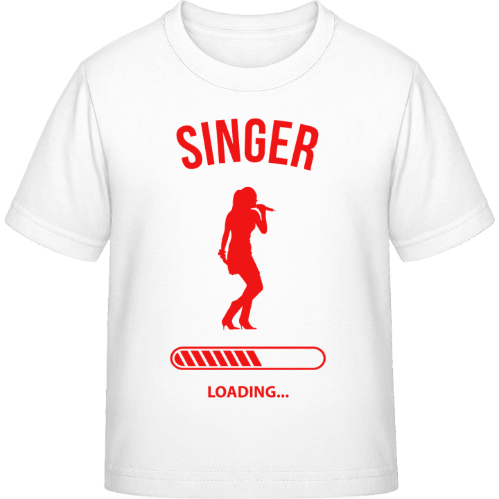 Female Solo Singer Loading T-shirt för barn contain pic