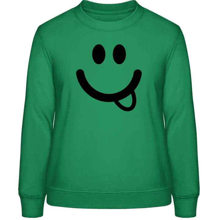 Naughty Smiley Frauen Sweatshirt contain pic