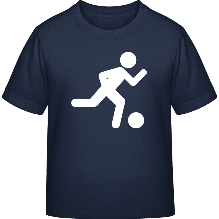 Soccer Player Silhouette T-shirt pour enfants contain pic