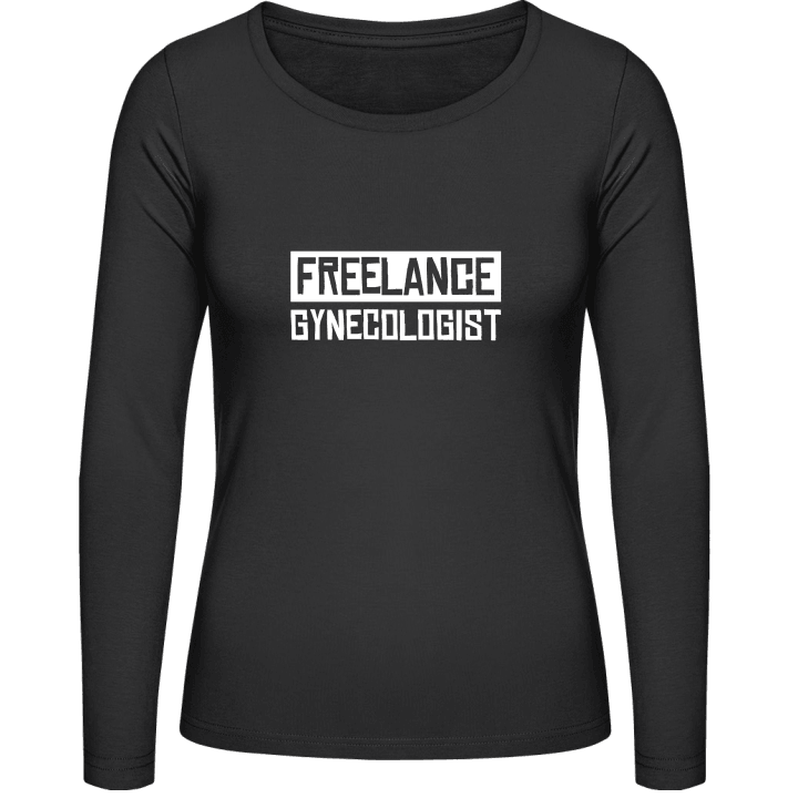 Freelance Gynecologist T-shirt à manches longues pour femmes contain pic