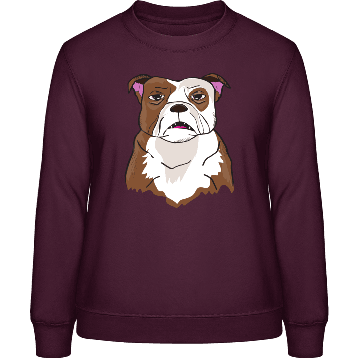 Bulldoge Comic Frauen Sweatshirt 0 image