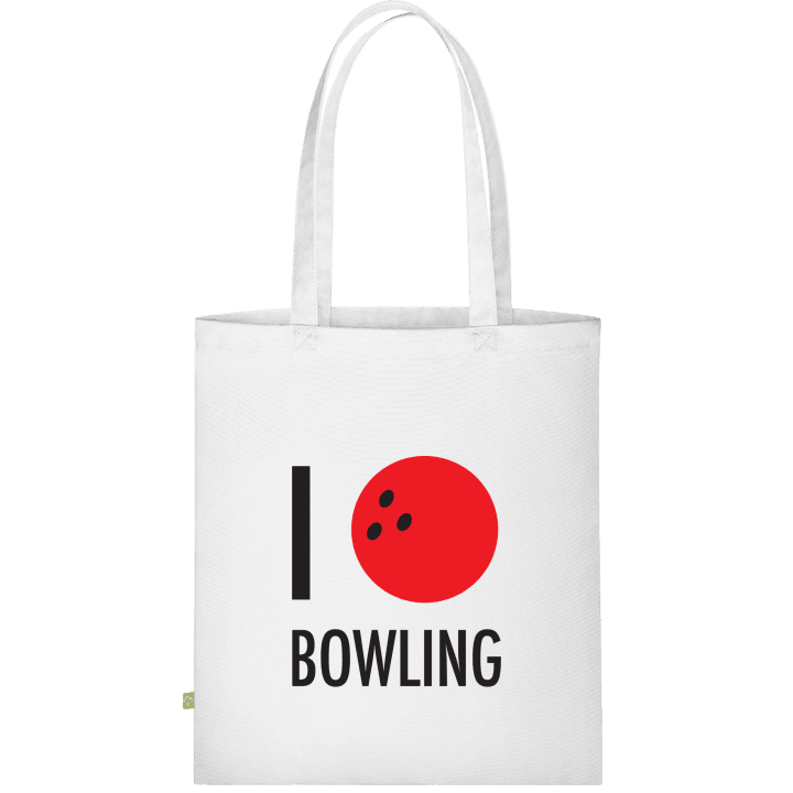 I Heart Bowling Cloth Bag contain pic
