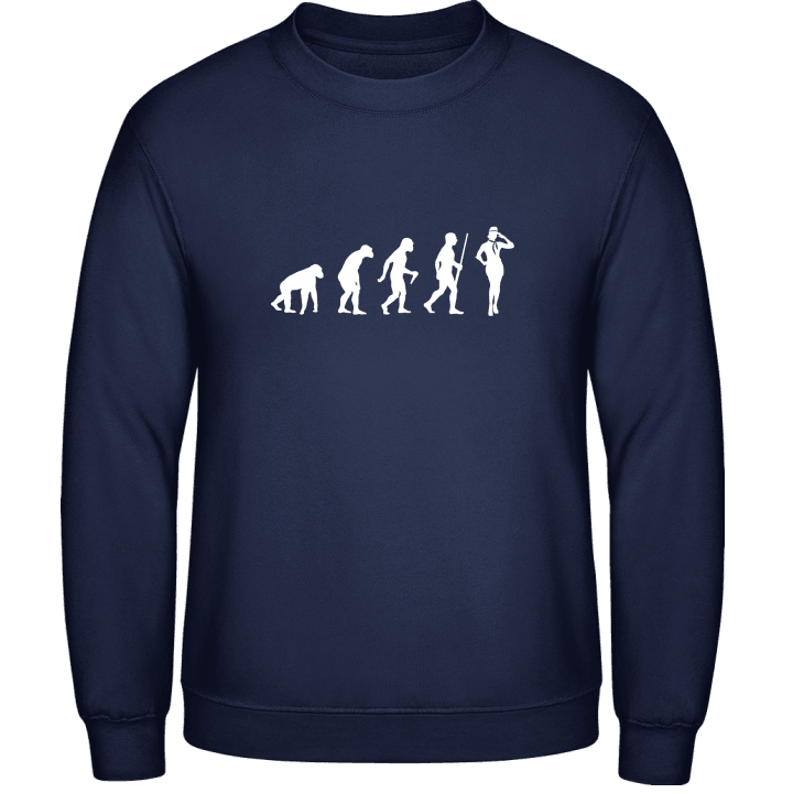 Stewardess Evolution Sweatshirt contain pic