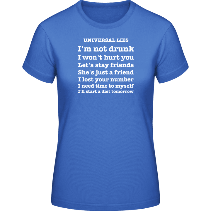 Universal Lies T-shirt för kvinnor 0 image