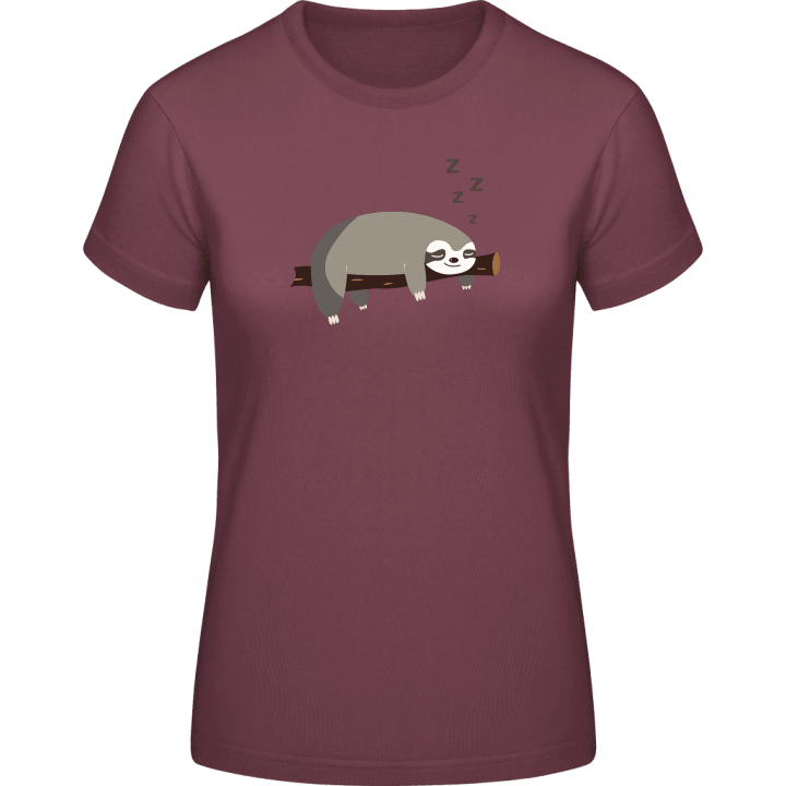 Sleeping Sloth T-shirt för kvinnor 0 image
