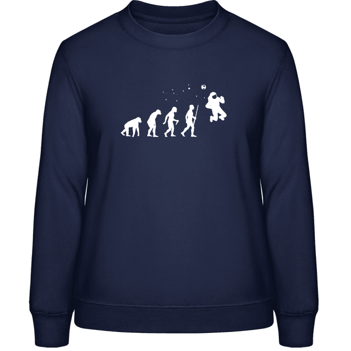 Cosmonaut Evolution Sweatshirt för kvinnor contain pic