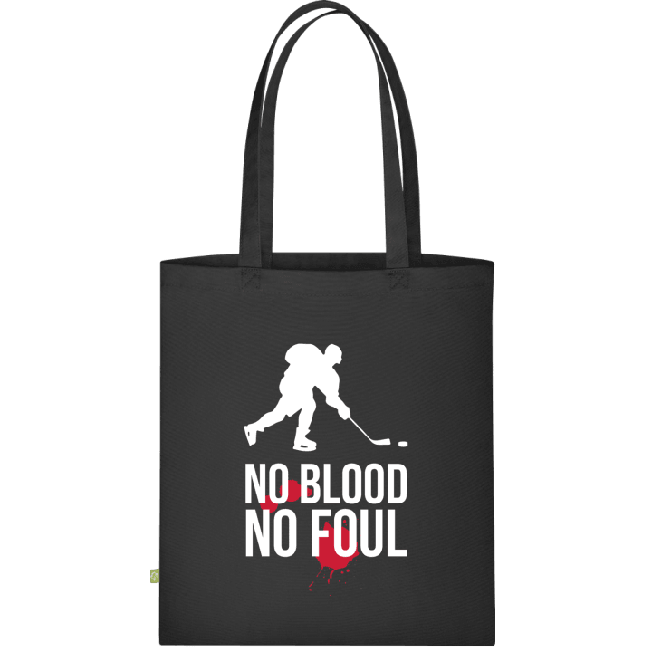 No Blood No Foul Silhouette Stofftasche contain pic