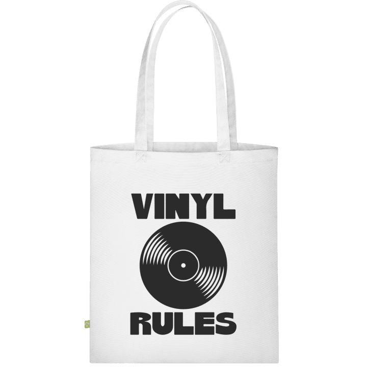 Vinyl Rules Bolsa de tela contain pic