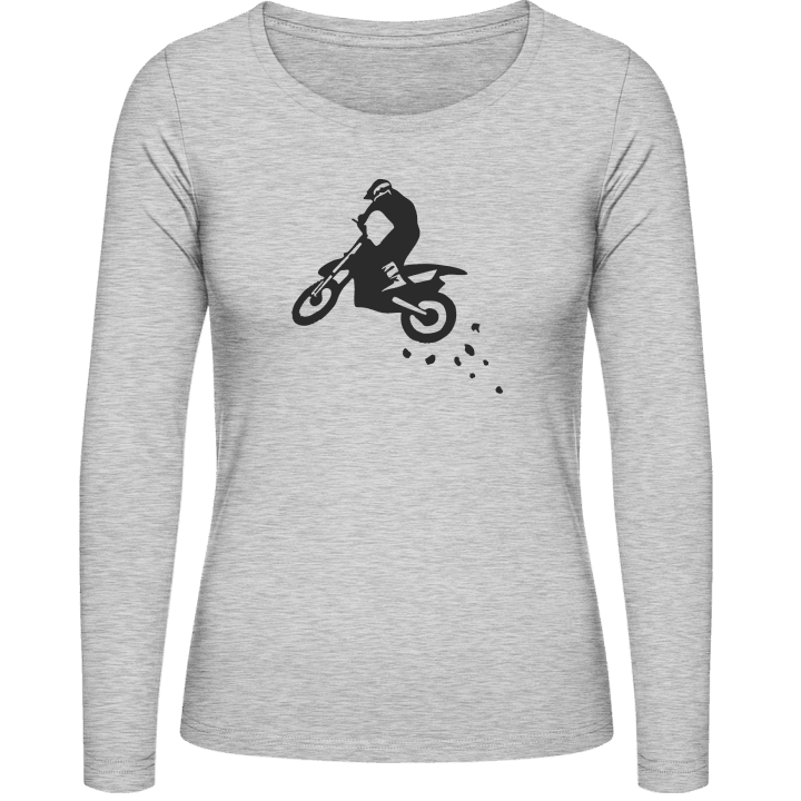 Motocross Jump Frauen Langarmshirt contain pic