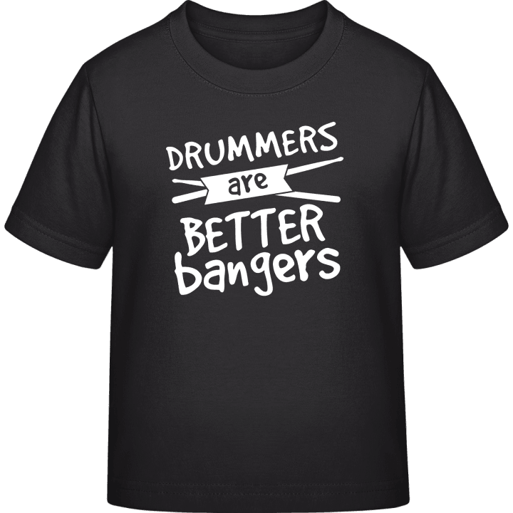Drummers Are Better Bangers T-skjorte for barn contain pic