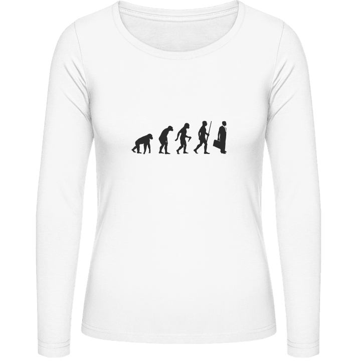 Lawyer Evolution Frauen Langarmshirt contain pic