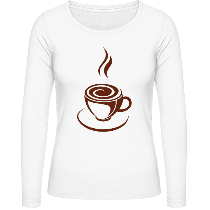 Hot Coffee Kvinnor långärmad skjorta contain pic