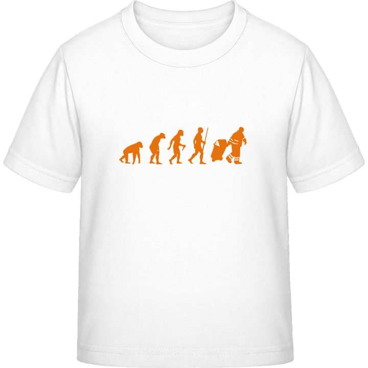 Garbage Man Evolution T-skjorte for barn contain pic