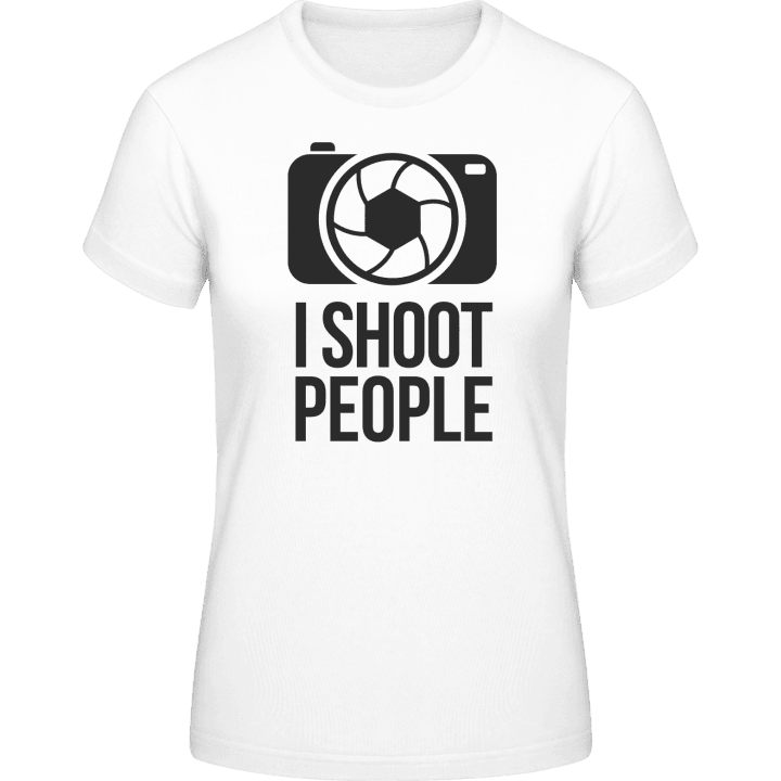 I Shoot People Photographer Frauen T-Shirt contain pic