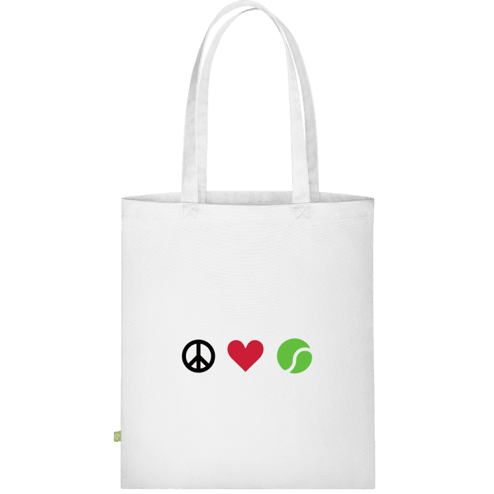 Peace Love Tennis Stofftasche 0 image