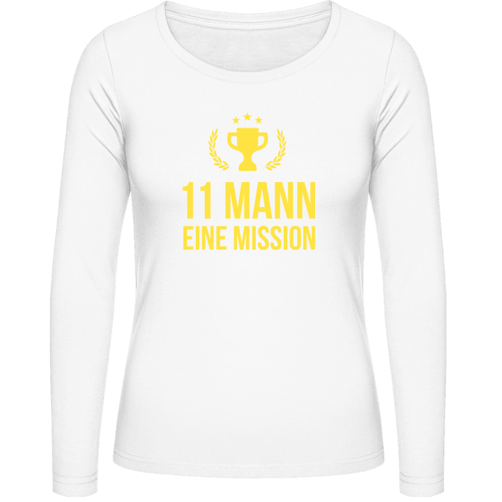 11 Mann eine Mission Kvinnor långärmad skjorta contain pic