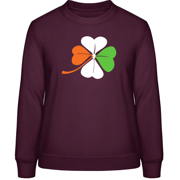 Irish Cloverleaf Frauen Sweatshirt contain pic