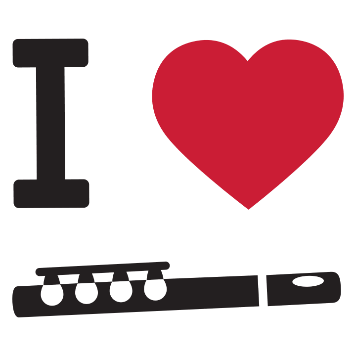 I Heart Flute Naisten t-paita 0 image