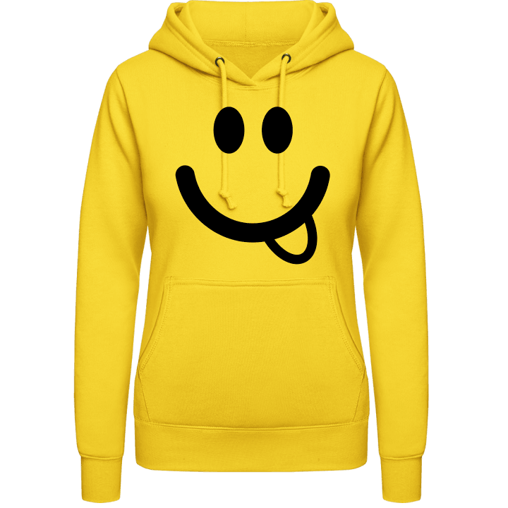 Naughty Smiley Vrouwen Hoodie contain pic