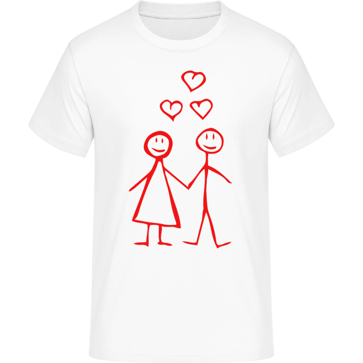 Couple In Love Comic T-skjorte 0 image