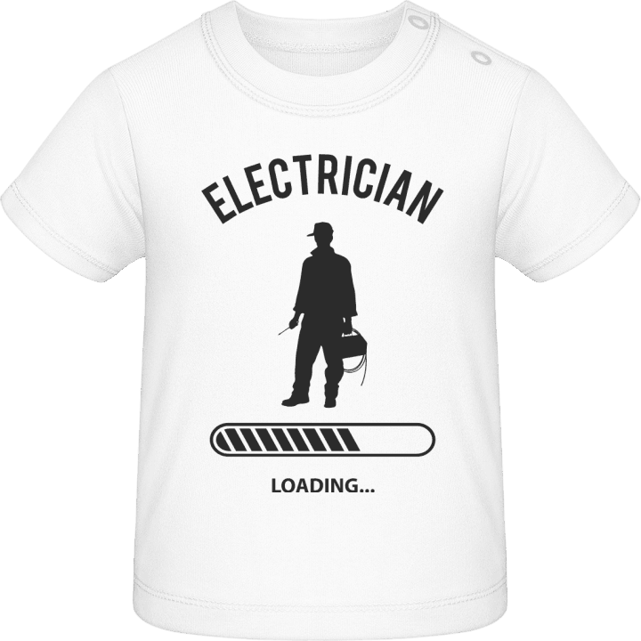 Electrician Loading T-shirt för bebisar contain pic