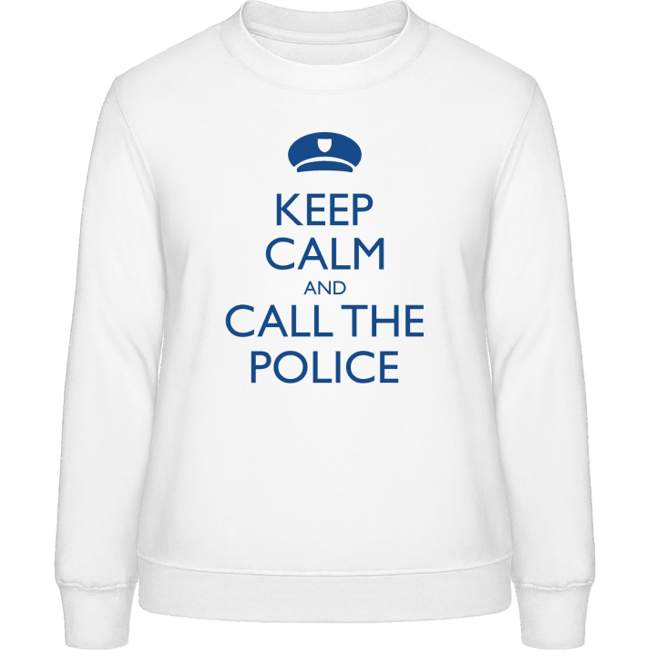 Keep Calm And Call The Police Sweatshirt för kvinnor contain pic