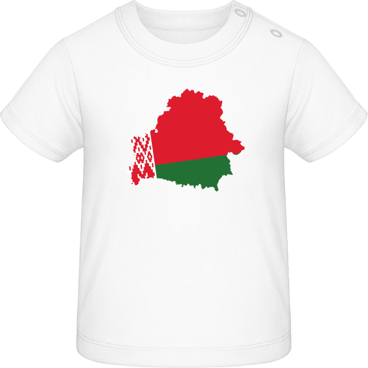 Belarus Map T-shirt för bebisar contain pic