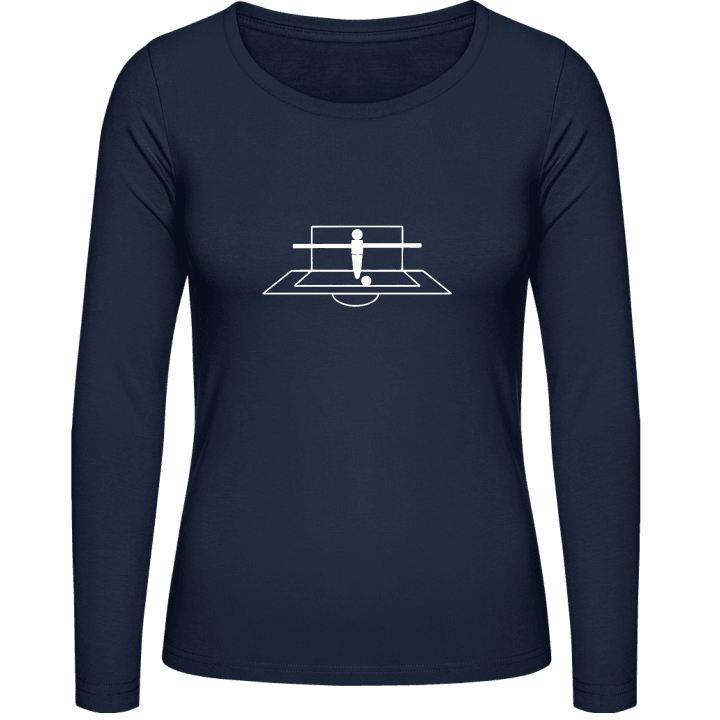 Table Football Goal T-shirt à manches longues pour femmes contain pic