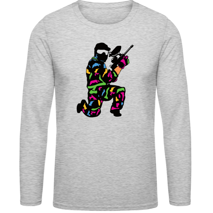 Paintballer Camouflage Long Sleeve Shirt contain pic