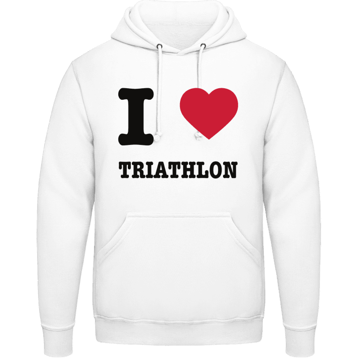 I Love Triathlon Huvtröja contain pic