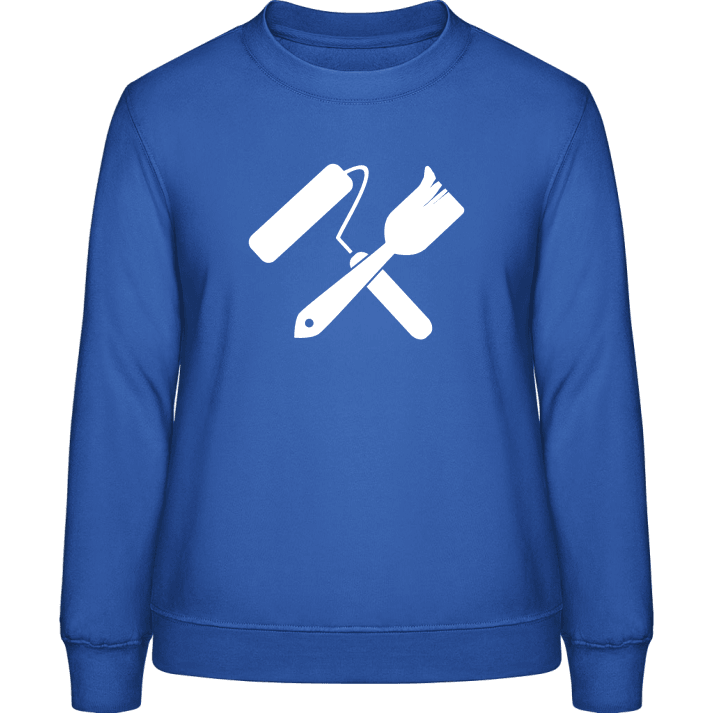 Painter Tols Crossed Sweatshirt för kvinnor contain pic