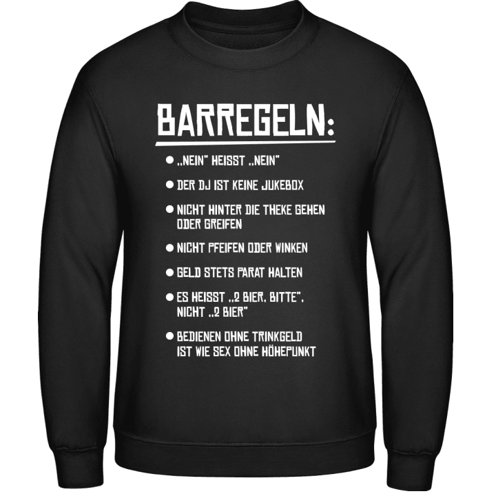 Barregeln Sweatshirt contain pic