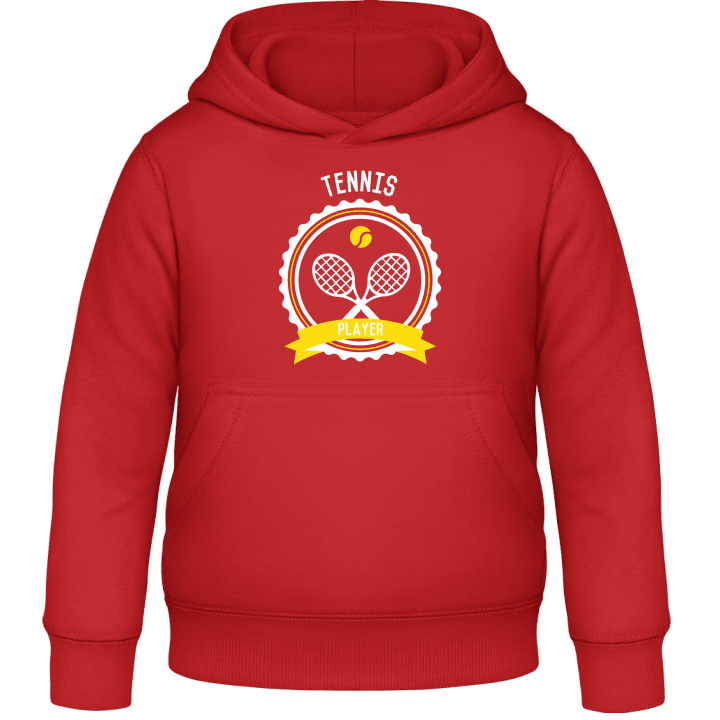 Tennis Player Emblem Barn Hoodie contain pic