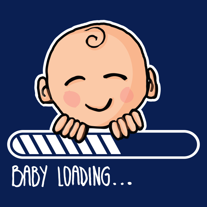 Baby Loading Cute Comic Vrouwen T-shirt 0 image