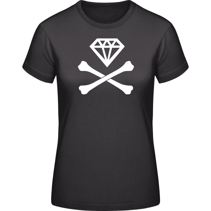 Diamond and Crossbones Vrouwen T-shirt 0 image